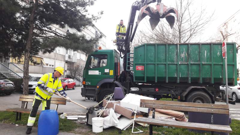 Počeo odvoz glomaznog otpada